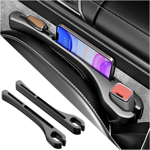 Other - 2PCS Car Seat Gap Filler Organizer with Phone Holder,[Upgrade Version] Car Seat